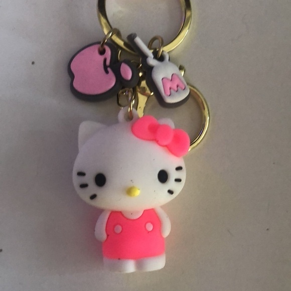 BRAND NEW 3 Sanrio Keychains:  Hello Kitty, Pom Pom, & Kerropi Keychain - Picture 2 of 7
